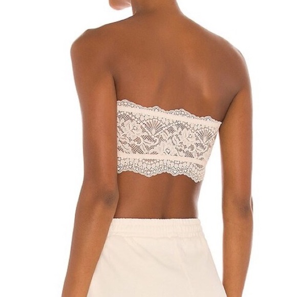 FREE PEOPLE nude Lacey Looks bandeau bra S - Picture 2 of 6